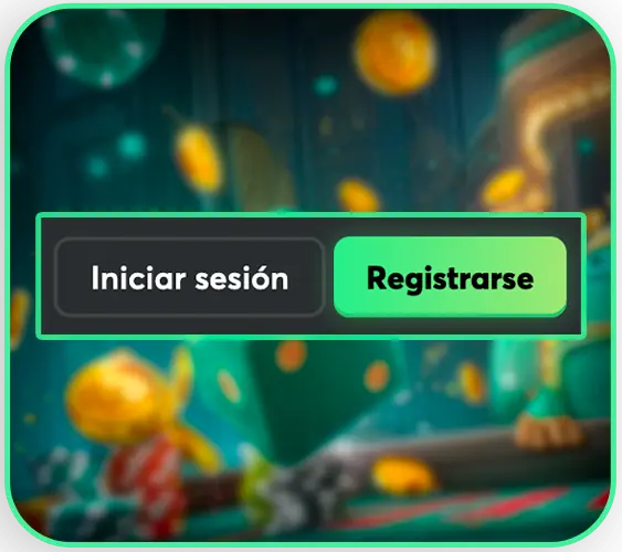 Botón de inicio de sesión y registro