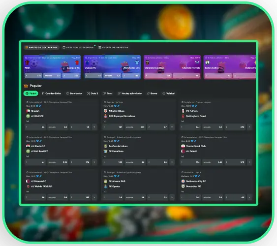 Mercados de apuestas deportivas