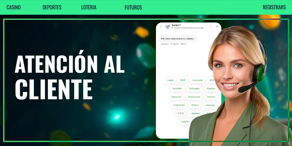 Soporte al cliente 24/7 en español